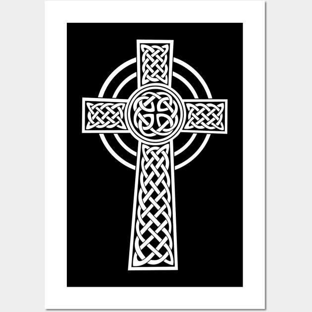 Celtic Cross, Irish Catholic Christian Religious Symbol Wall Art by AltrusianGrace